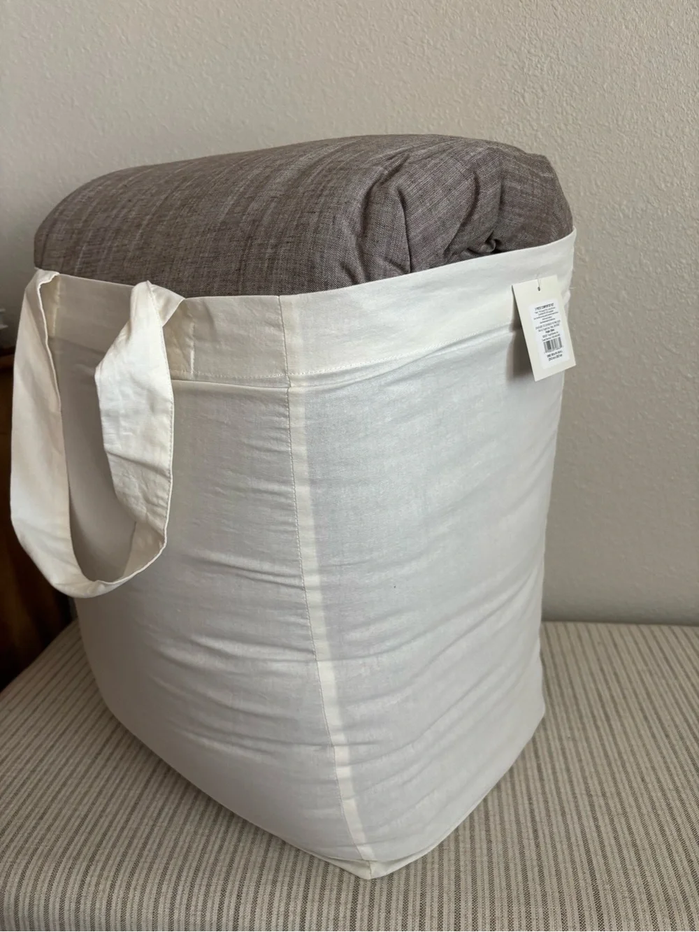 NWT 3pc Full/Queen Reversible Comforter Set Brown - Hearth & Hand with Magnolia